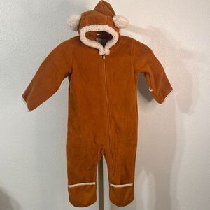 Columbia Baby Bear Hood Fleece Bunting 18-24M NWT